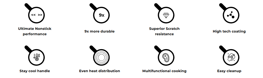 Emura Non-Stick Pan uses