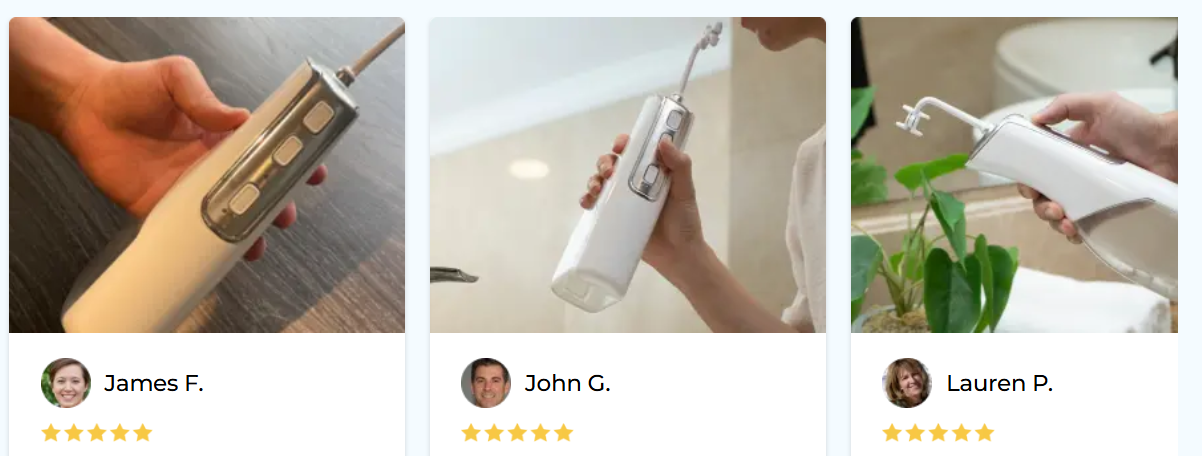 Miracle Smile Magic Flosser Cust Reviews