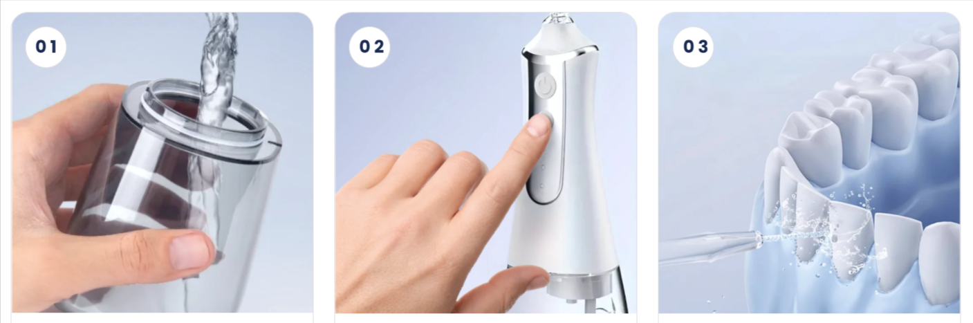 WellaWhite-Water-Flosser-Uses