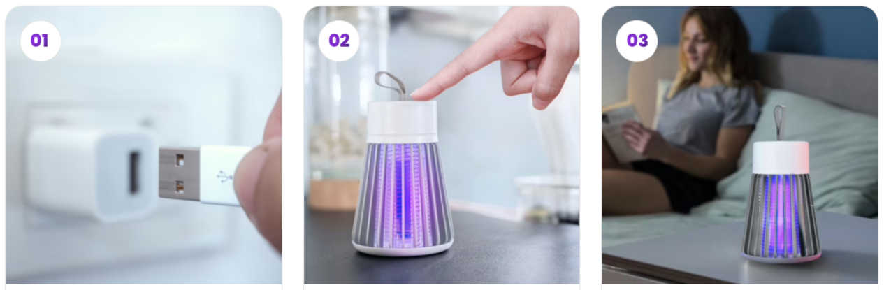 MosqiShock Zapper Use