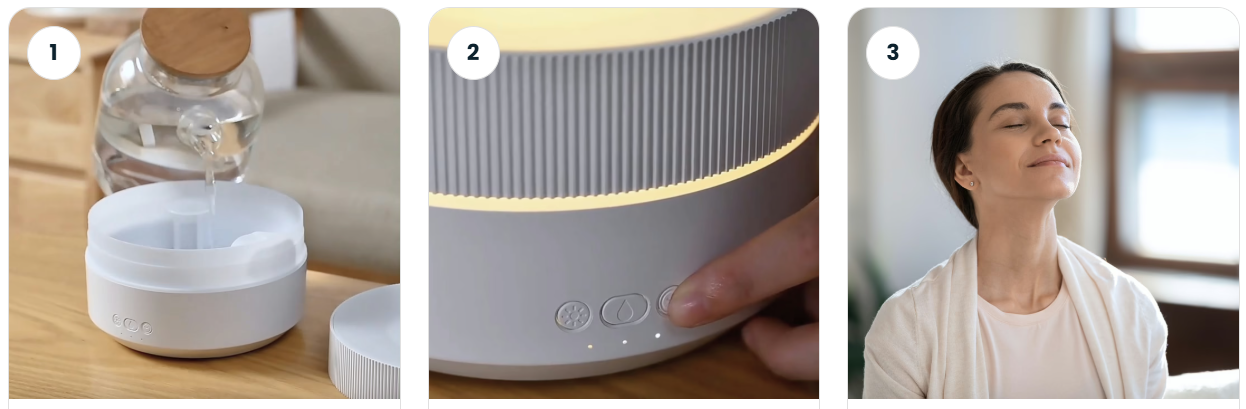 Clairu Air Humidifier - How to use